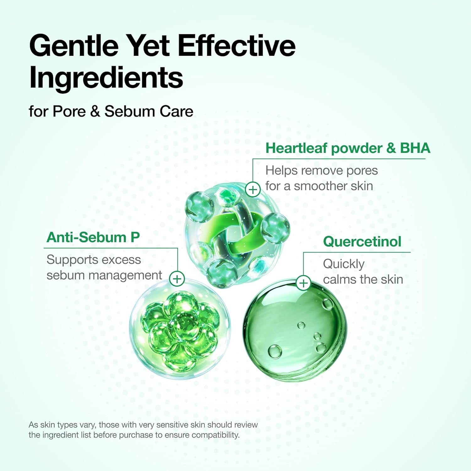 Heartleaf Quercetinol Pore Deep Cleansing Foam, Face Wash for Pore Refining Cleanser, Hydrating Daily Facial Cleanser for Double Cleansing, Gentle Foaming with BHA, Korean Skincare, 5.07 Fl.Oz.