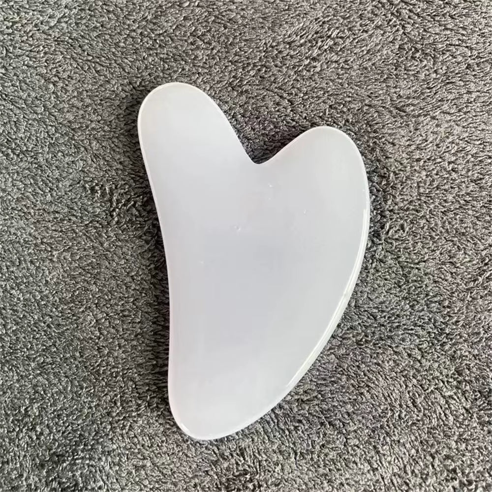 Heart Shape Face SPA Massage Facial Beauty Scraping Massage Face Massager Guasha Board Massager for Face Body Beauty Healty Tool