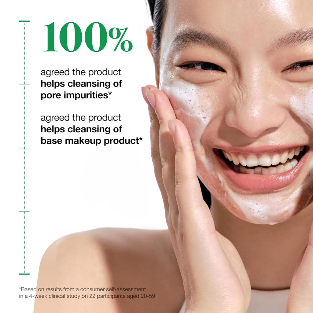 Heartleaf Quercetinol Pore Deep Cleansing Foam, Face Wash for Pore Refining Cleanser, Hydrating Daily Facial Cleanser for Double Cleansing, Gentle Foaming with BHA, Korean Skincare, 5.07 Fl.Oz.